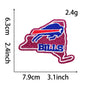 NFL team logo state shape NFL fan patches