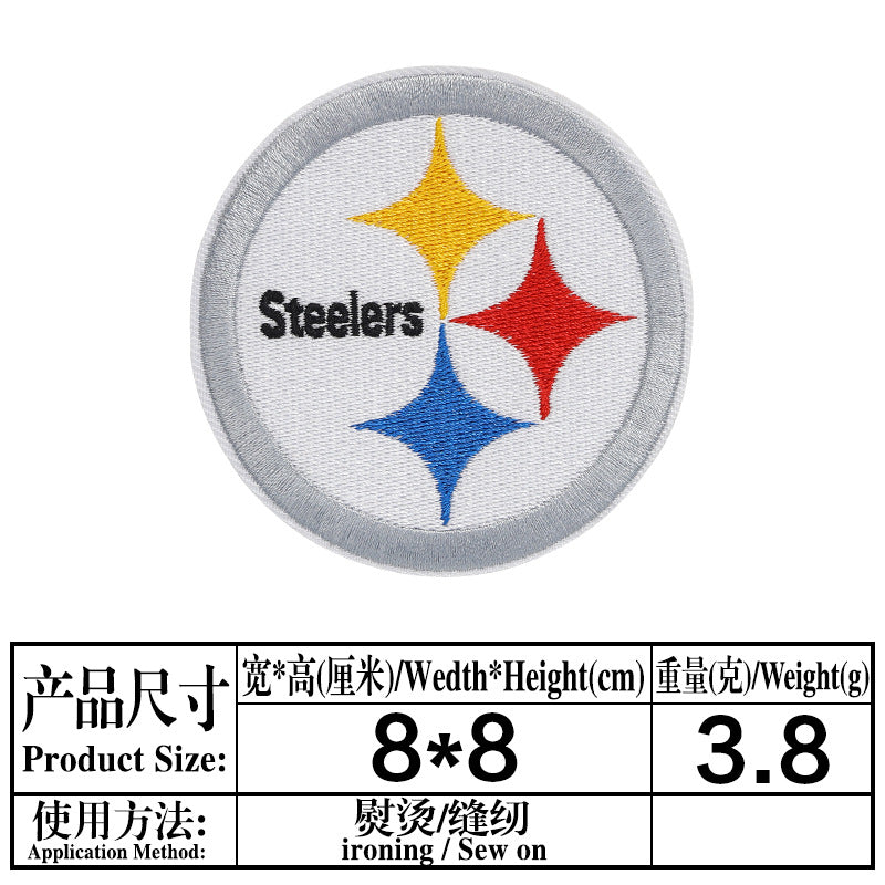 football team embroidery iron on patches - Clpatch