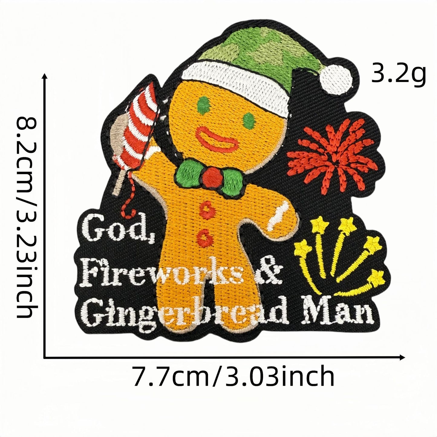 Holiday Cartoon Santa Ironing Patches