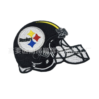 Football Embroidery Cloth Patch NFL team Helmet Patch - Clpatch