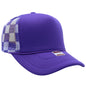 truck cap outdoor leisure visor American fashion breathable sun protection plaid baseball cap