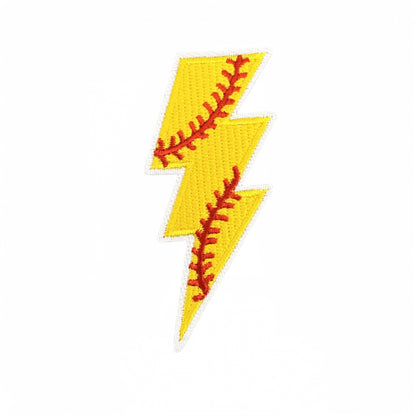 Gameday lightning patch Sport iron on patch