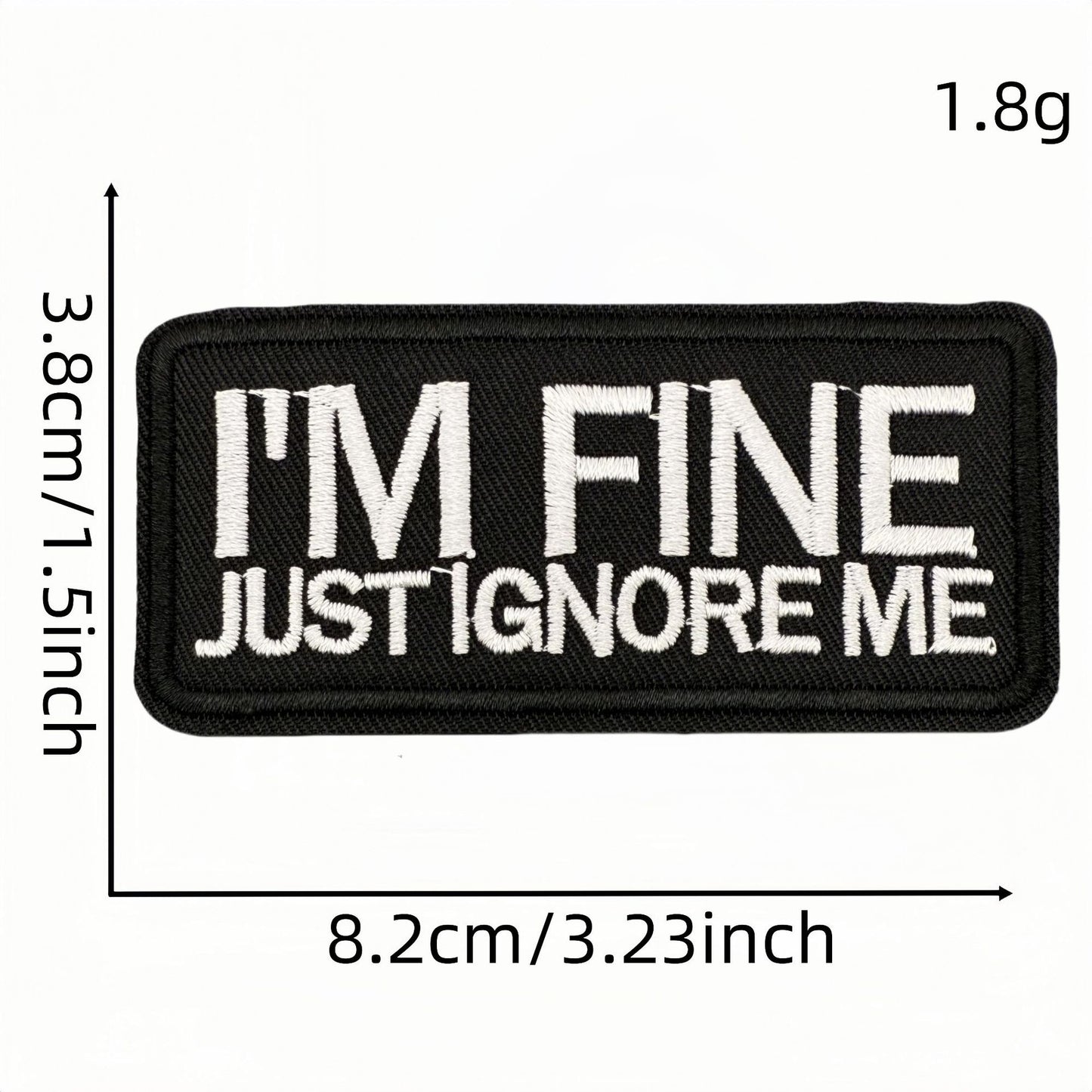 iron on funny patch
