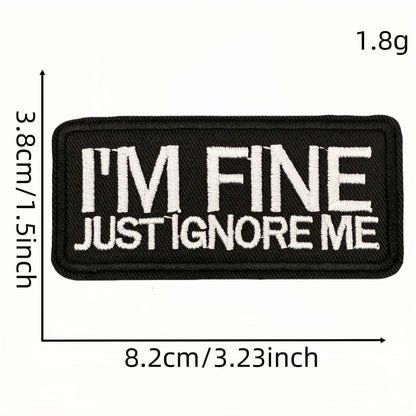 iron on funny patch