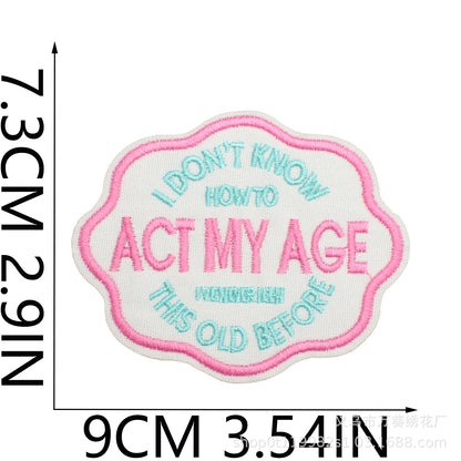 Square embroidery ironing patch - Clpatch