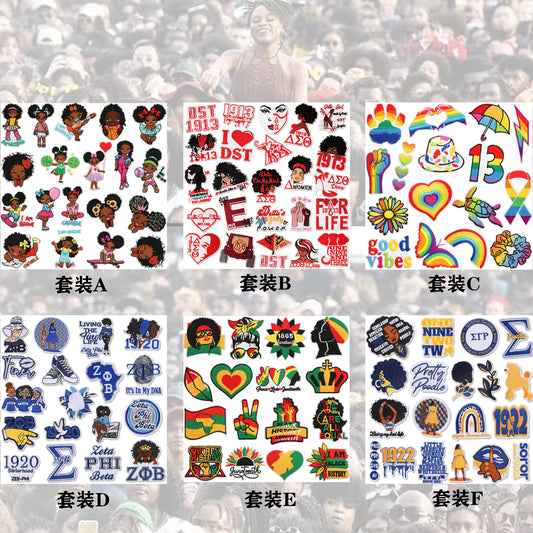 Personalized alphabet ironing bag patch