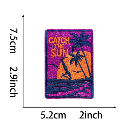 Vintage summer beach Vacation Patch