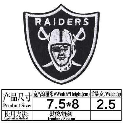 football team embroidery iron on patches - Clpatch