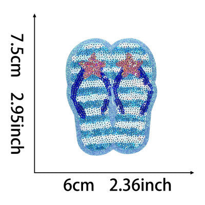 12 summer sequins drink patches