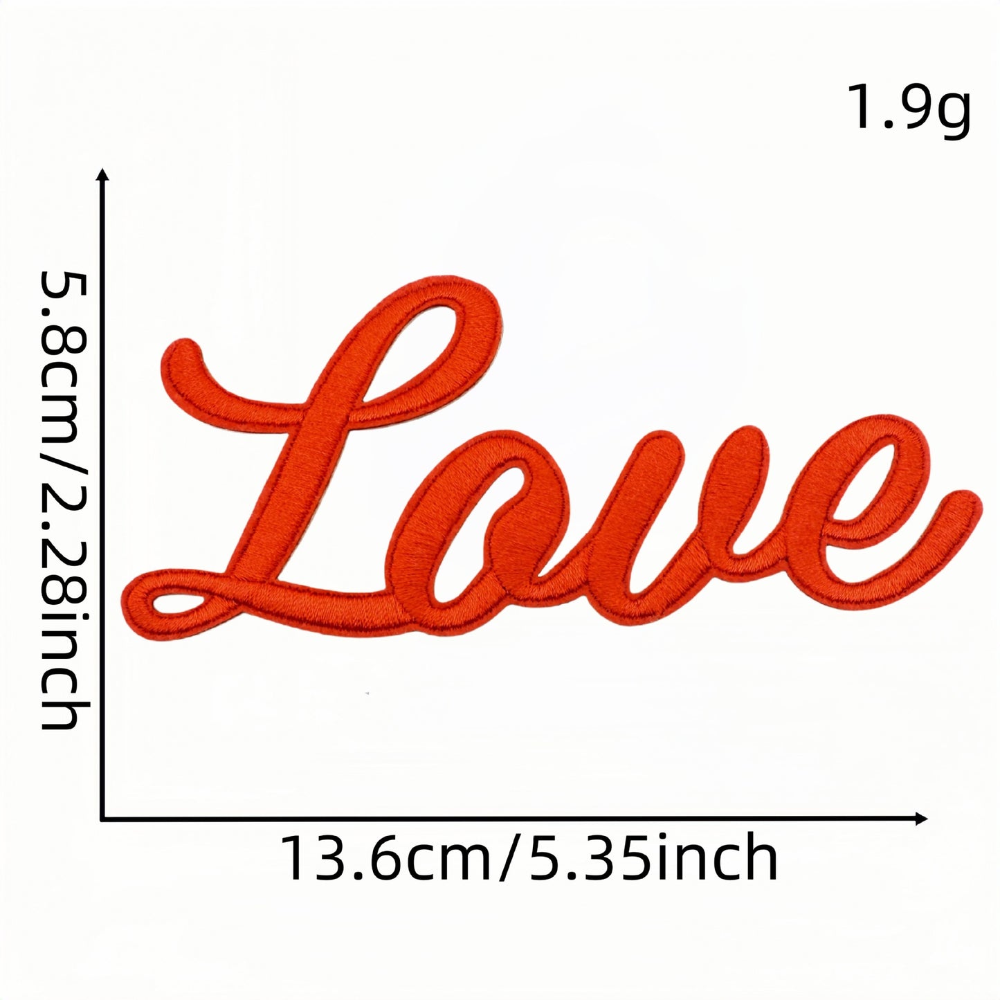 word pray jesus love faith patch