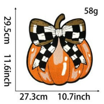 Halloween-themed ghost pumpkin holidaypatches