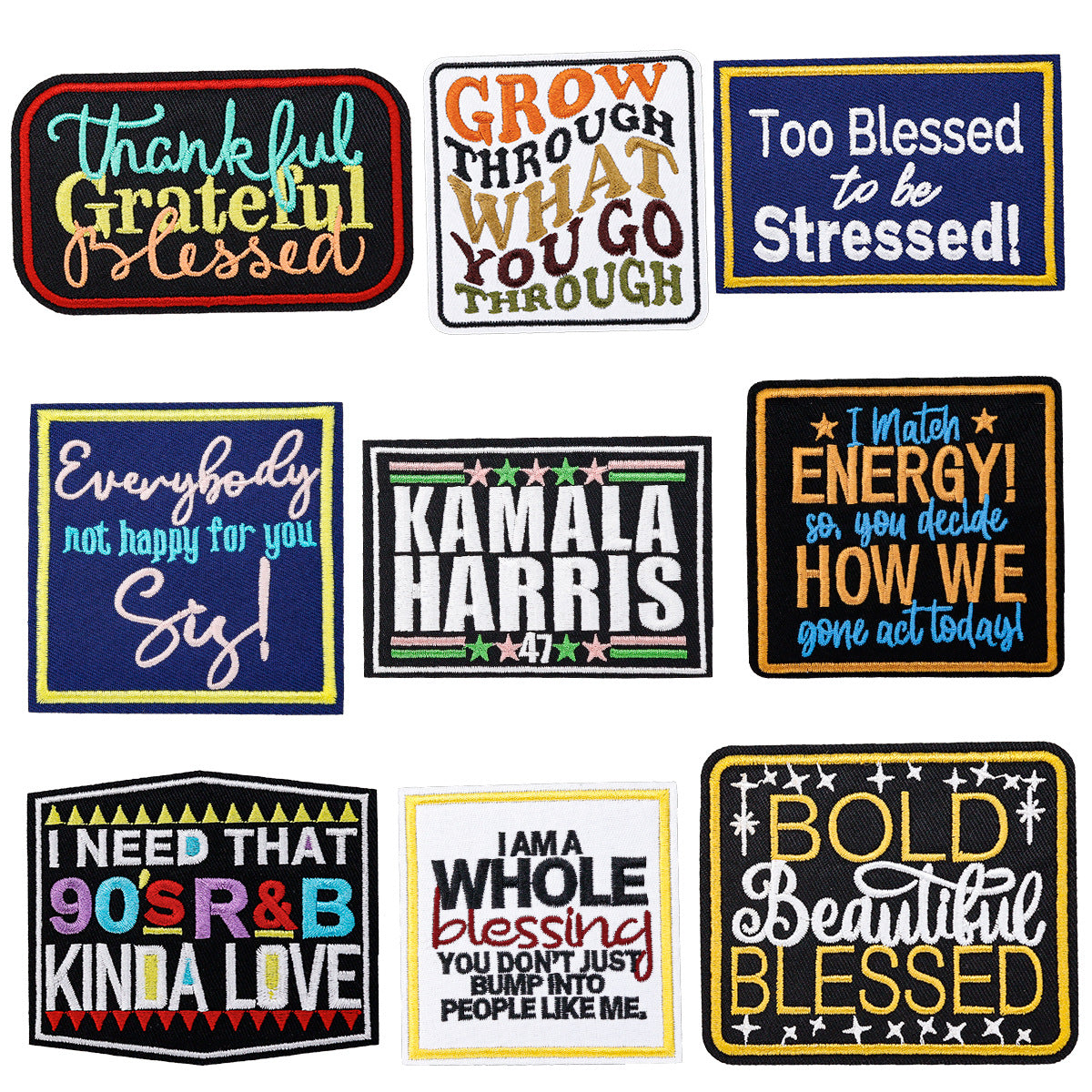 inspirational words  patch