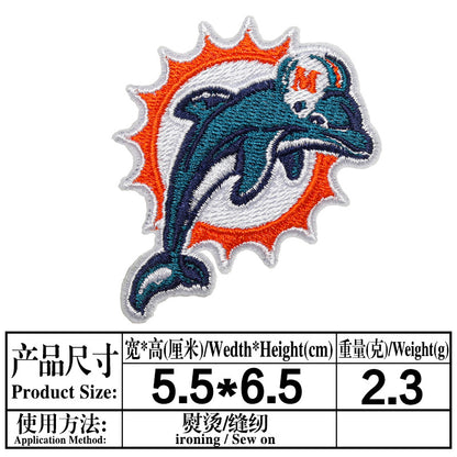 Embroidery New football Team Patches - Clpatch