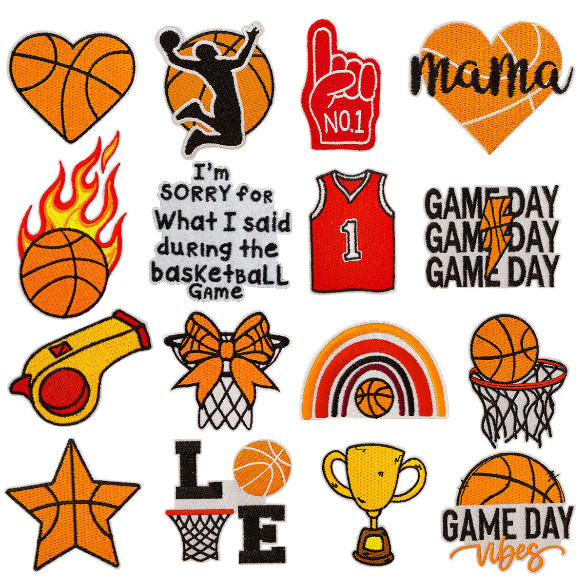 Sport basketball patch