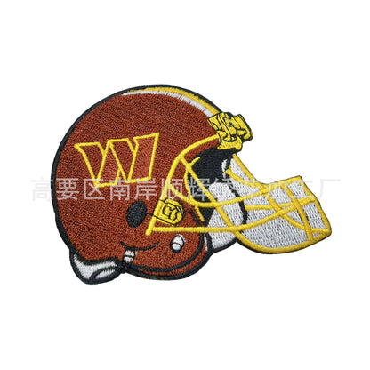 Football Embroidery Cloth Patch NFL team Helmet Patch - Clpatch