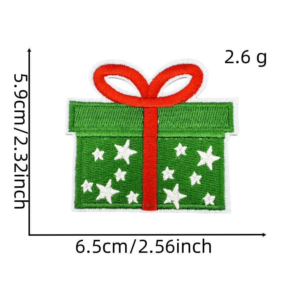 christmas santa snowman holiday patches