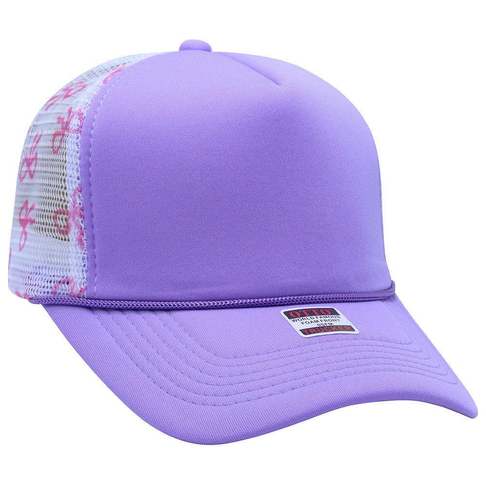 truck cap outdoor leisure visor American fashion breathable sun protection plaid baseball cap