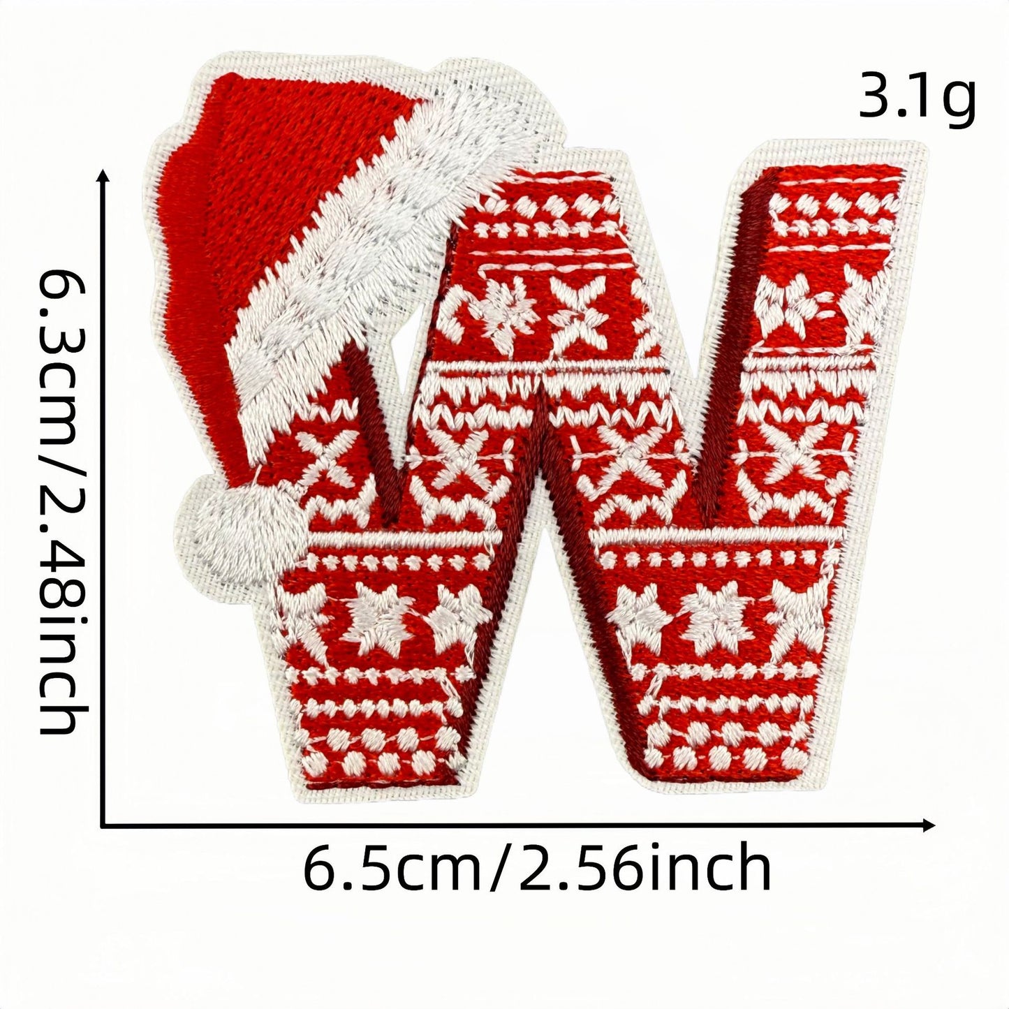 Christmas new 26 English letters patch