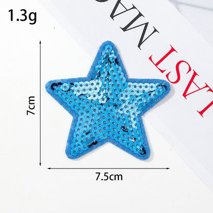 sequin star patch