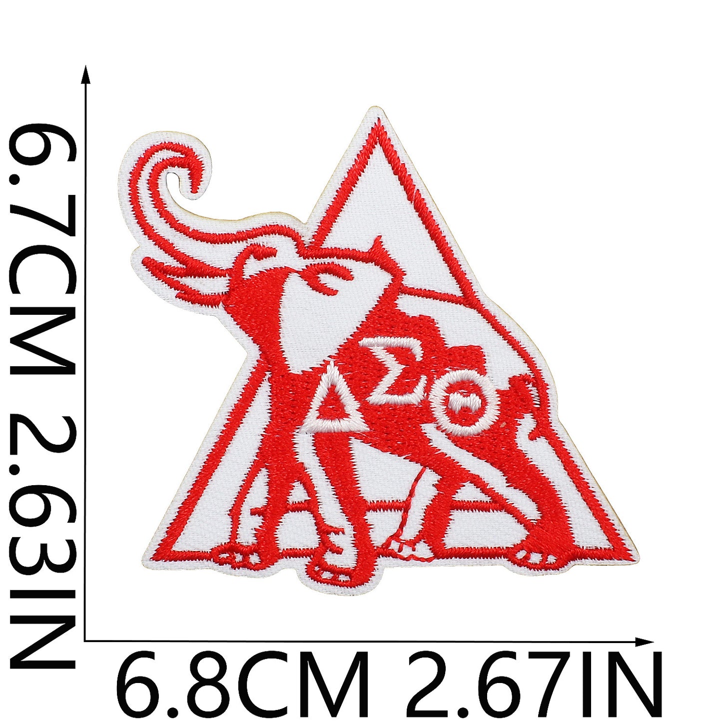 Personalized alphabet ironing bag patch