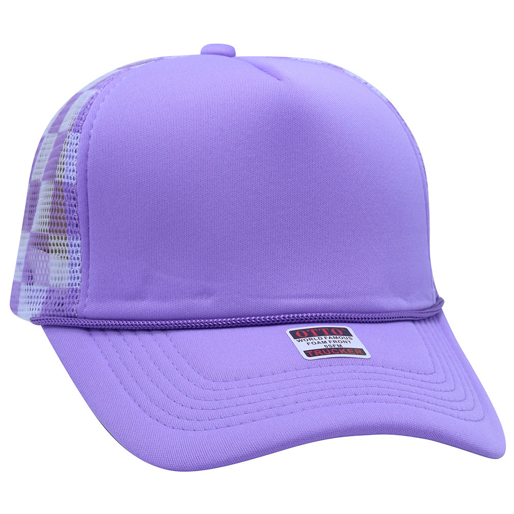 truck cap outdoor leisure visor American fashion breathable sun protection plaid baseball cap