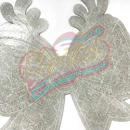 Sequins pongee bow Reindeer Embroidered patch - Clpatch