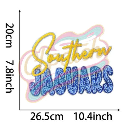 Southern JAGUARS Southern University Chenille embroidery patch - Clpatch