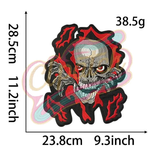 Street Style Devil large embroidery patches - Clpatch
