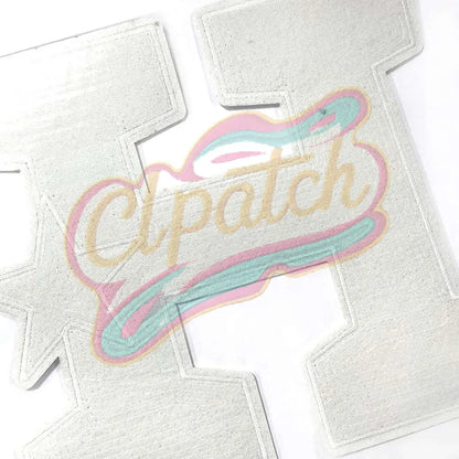 Texas Block Letter H sequins embroidery Patch Varsity Jacket Sew On - Clpatch