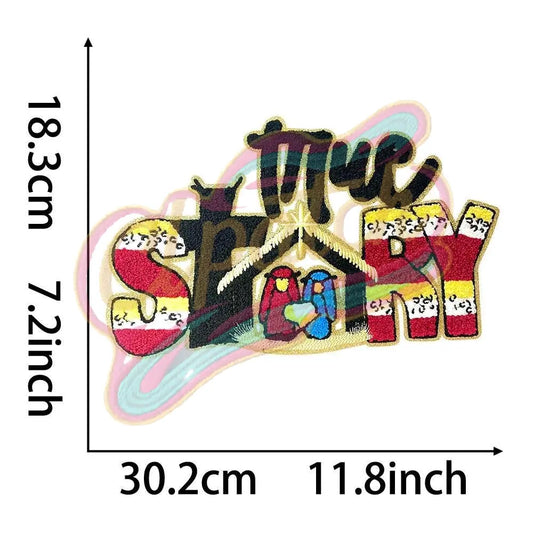 True Story Valentine's Day chenile patches - Clpatch