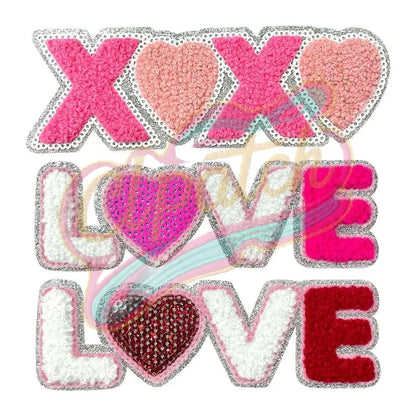 Valentine's Day Xoxo, love sweater embroidered patch - Clpatch