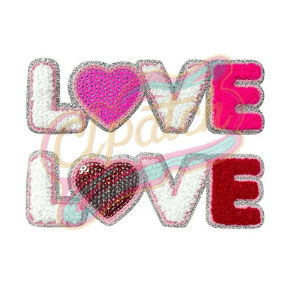 Valentine's Day Xoxo, love sweater embroidered patch - Clpatch