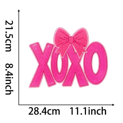 Valentine's Day sequins - chenille embroidery patch collection - Clpatch