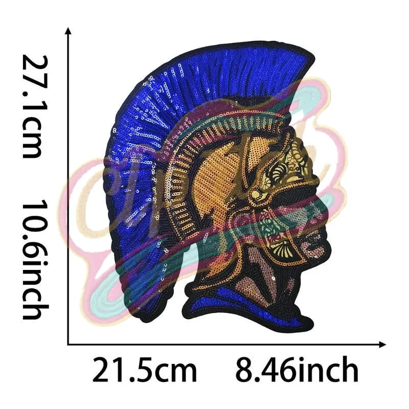 Virginia State University sequins iron on embroidery patches - Clpatch