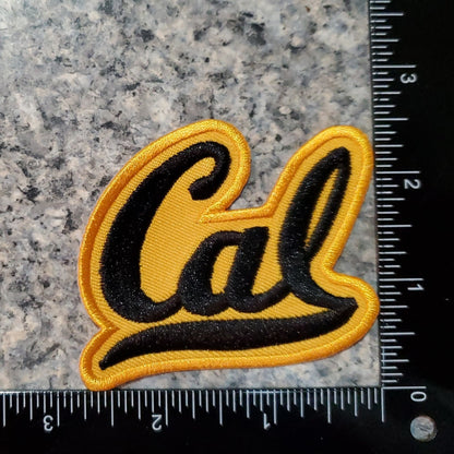 NCAA California Golden Bears Vintage Style Logo Patch. Embroidered. Iron On. 3"x2.5" - Clpatch