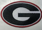 NCAA Georgia Bulldog patch ga patch GA iron on or sew on 3 3/8" wide bulldogs patches - Clpatch