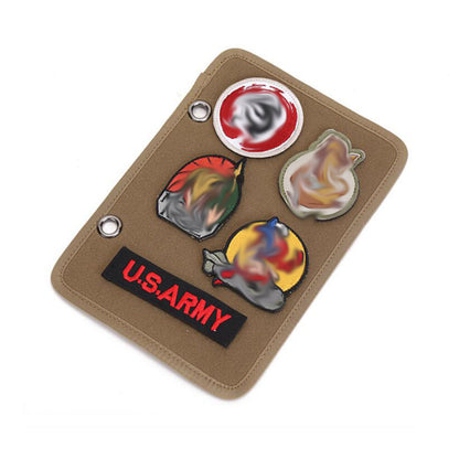 4PC/SET Tactical Military Patch Badges Holder Board Wall Hanging Patch Panel Pad