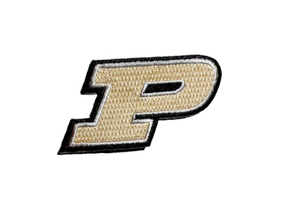 Purdue BoilerMakers Team P Logo NCAA Embroidered 2.5in Iron / Sew-On Patch - Clpatch