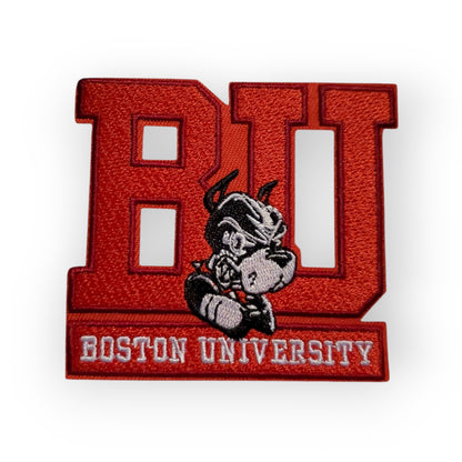 NCAA Boston University Patch. Embroidered. Iron On Backing. 3.25"x3.25" - Clpatch