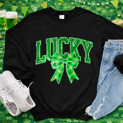 Holiday St. Patrick Sequin shamrock Luck big Patches