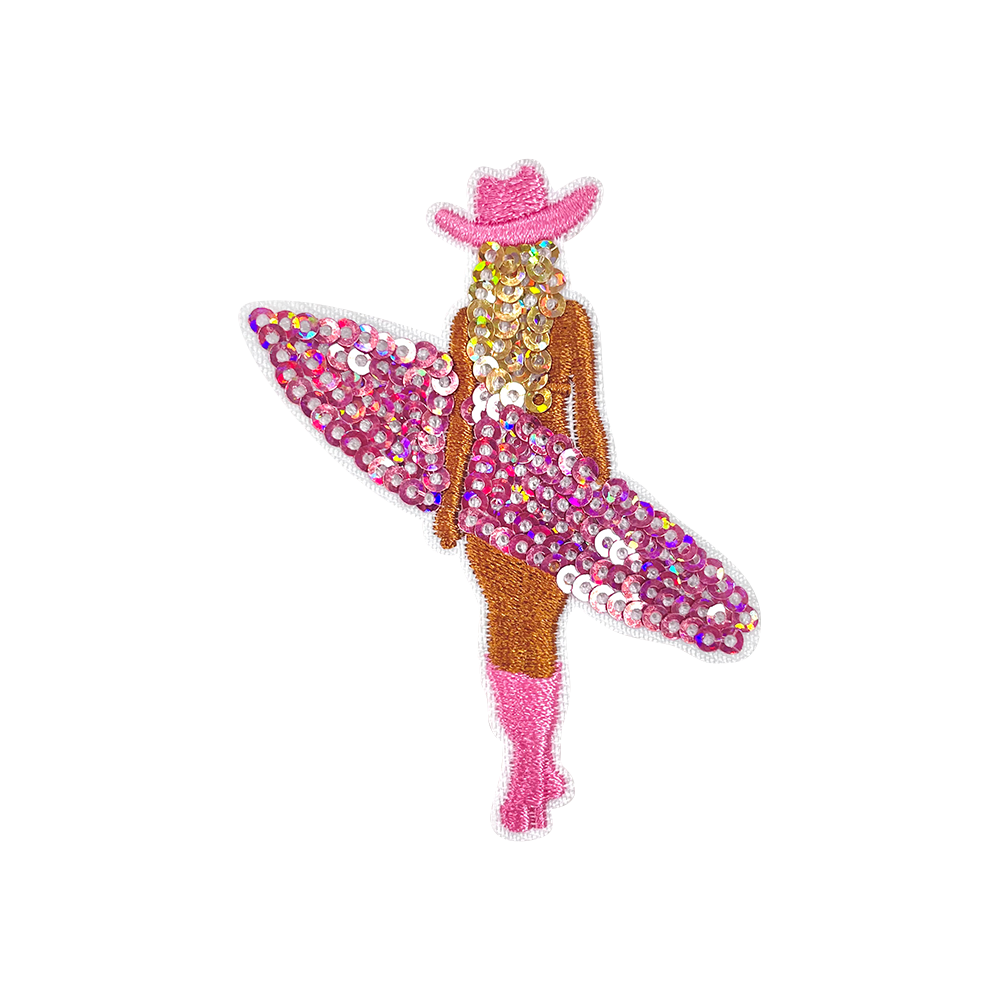Summer Tropical Sequin Embroidery Patches – Fruit & Drink Iron-On Appliqué